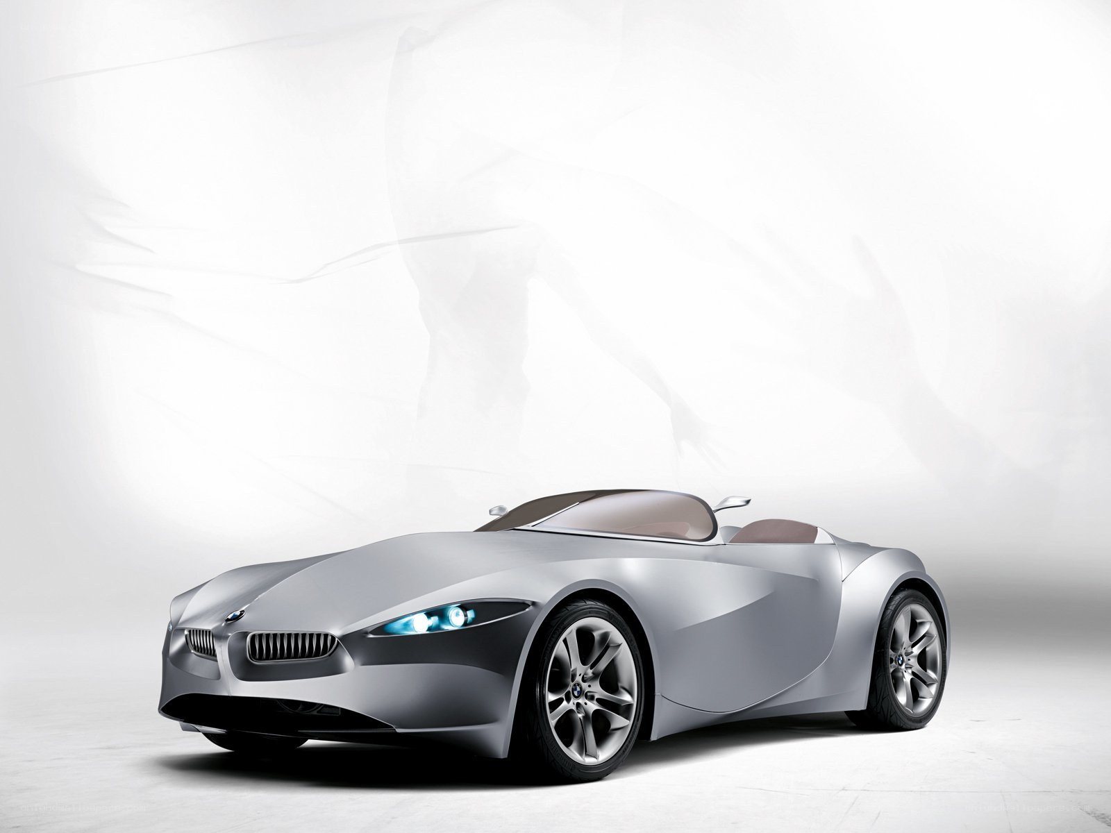 Silver BMW concept car