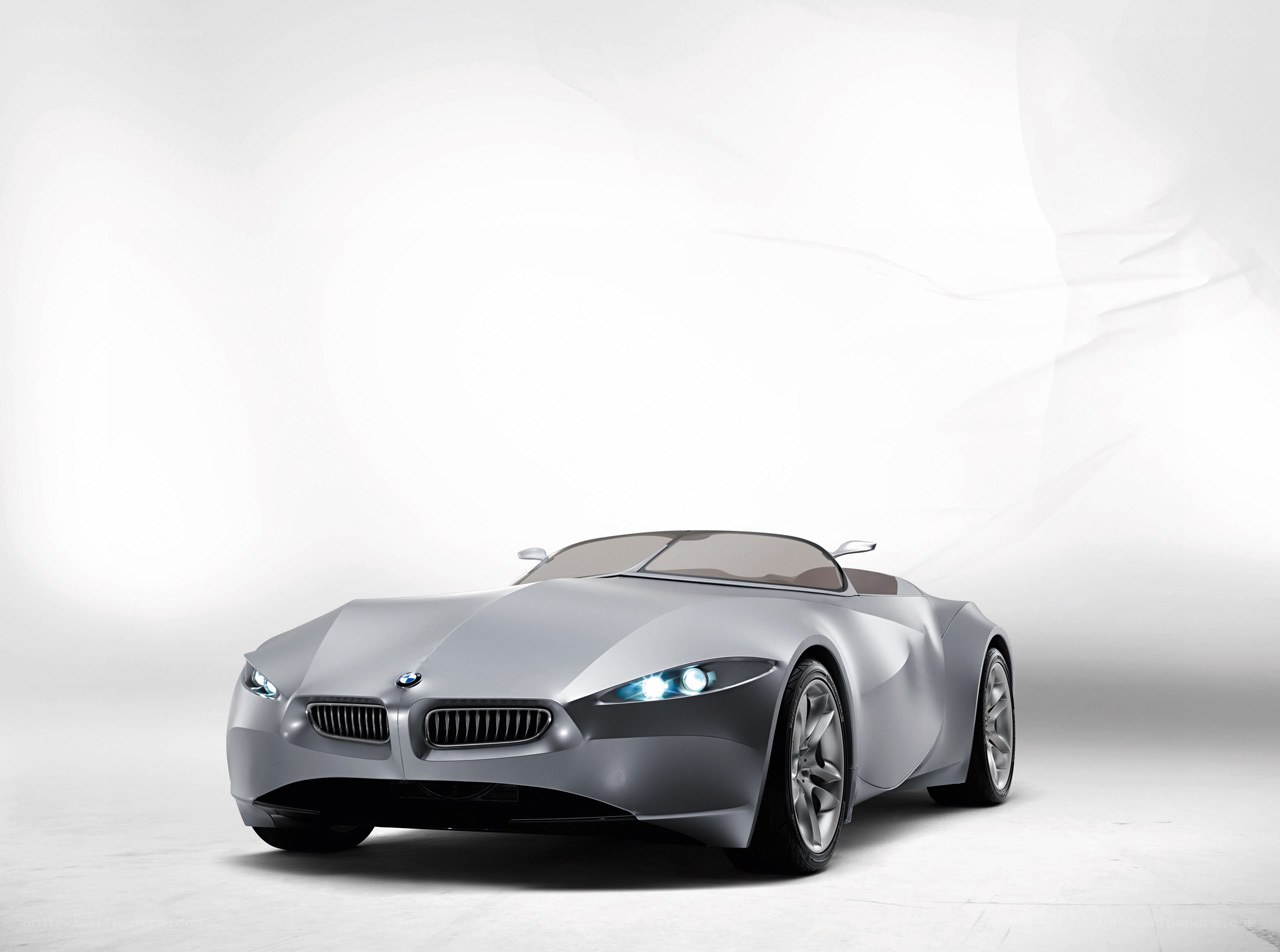 silver BMW concept car