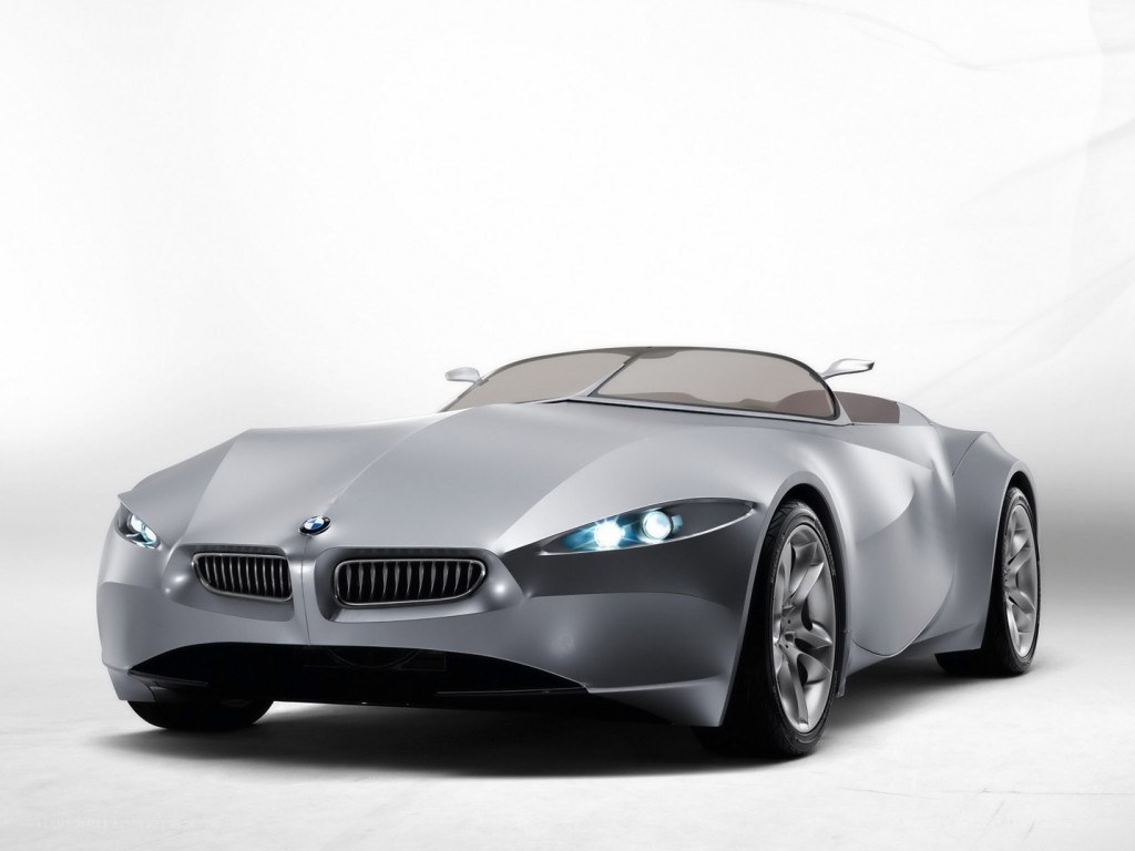 silver BMW concept car