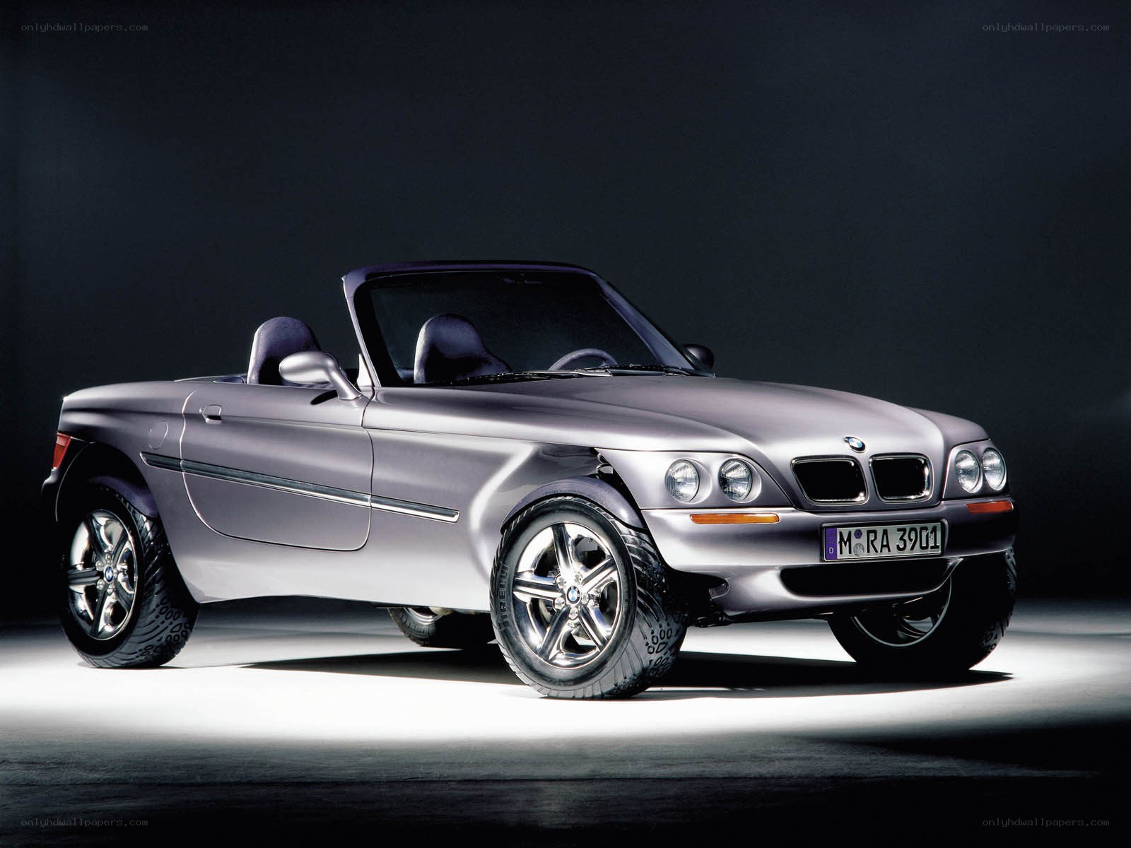 silver bmw concept car