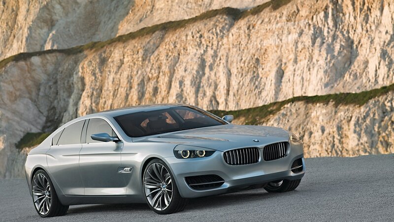 Silver BMW Concept Car — Dramatic, Afternoon, Photograph