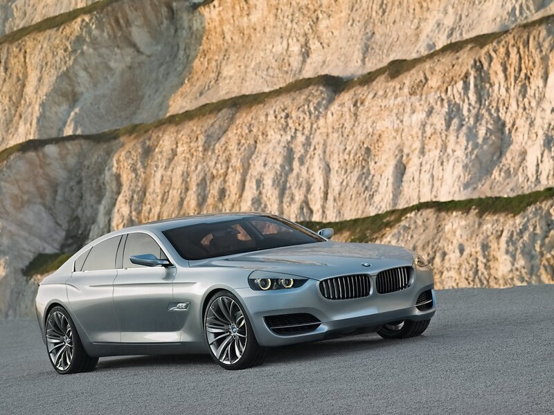 Silver Bmw Concept Car — Dramatic, Afternoon