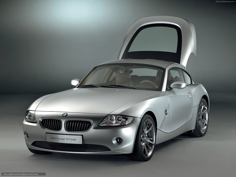 Silver BMW Concept Car — Dramatic, Photograph