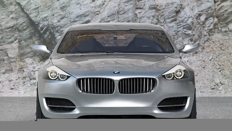 Silver Bmw Concept Car — Dramatic