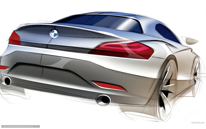 Silver BMW Concept Car — Dynamic