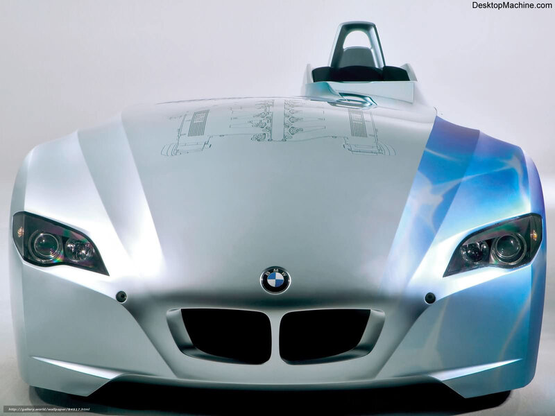 Silver BMW Concept Car — Modern, Photograph