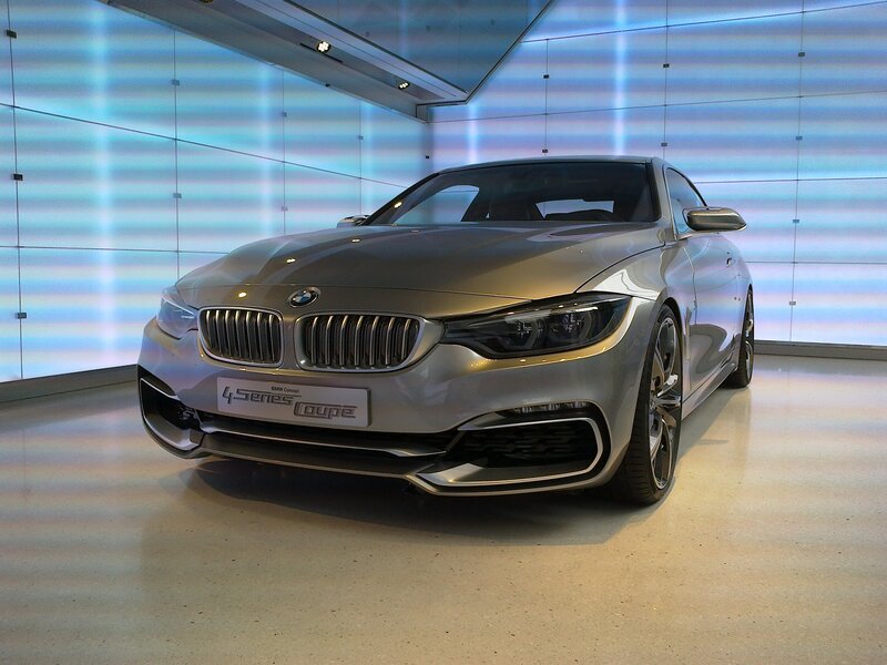 Silver BMW Concept Car — Modern