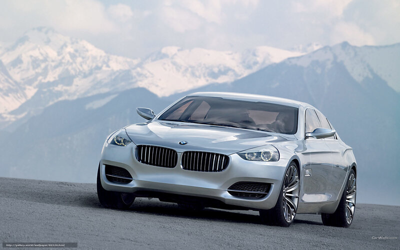 Silver Bmw Concept Car — Serene