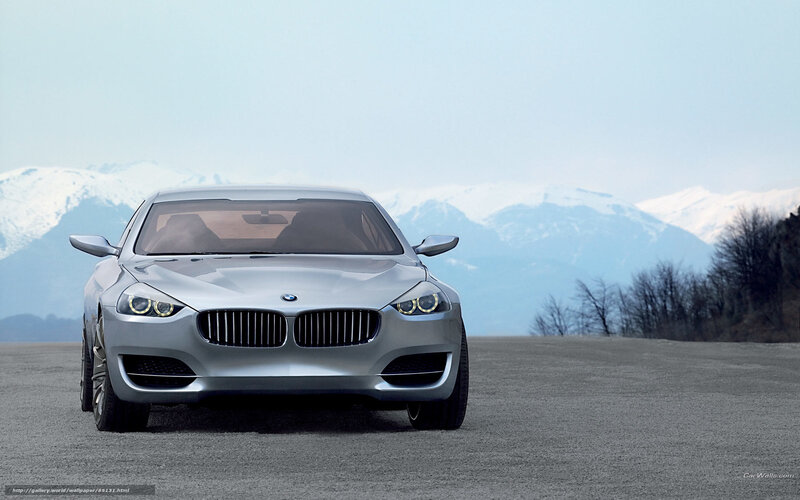 Silver Bmw Concept Car — Serene, Winter