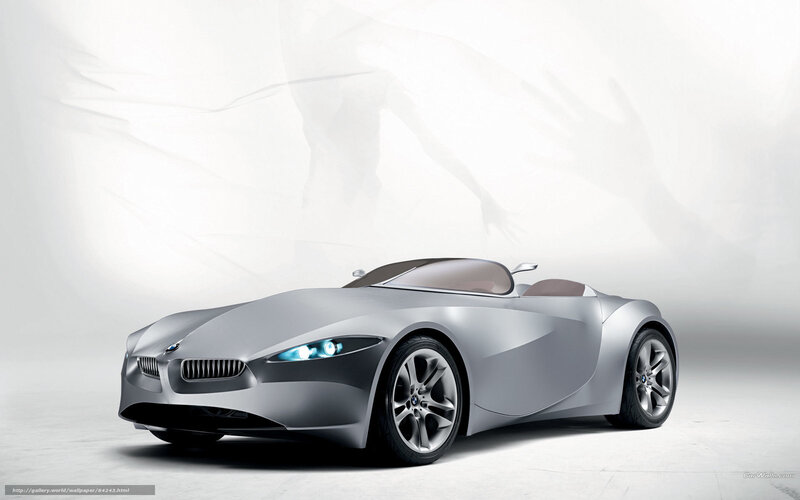 Silver BMW Concept Car
