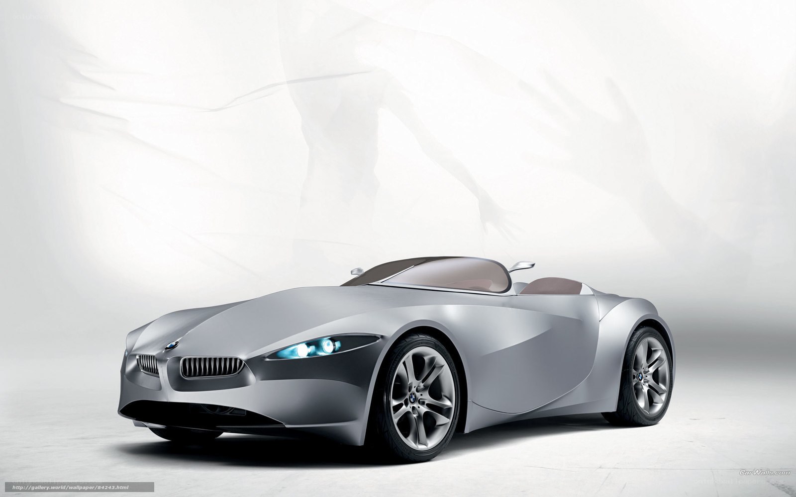 Silver BMW Concept Car