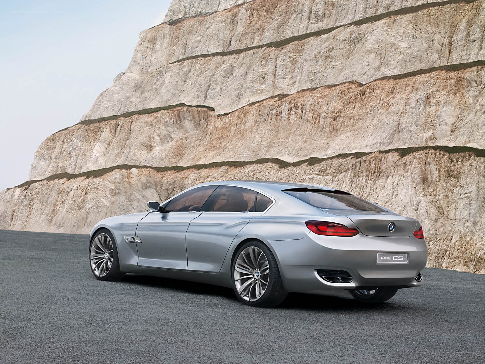 Silver BMW Concept CS