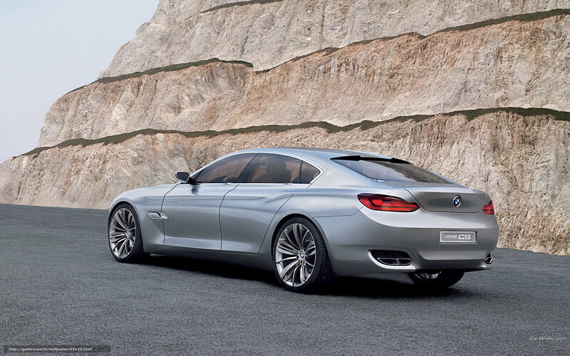 Silver BMW Concept CS