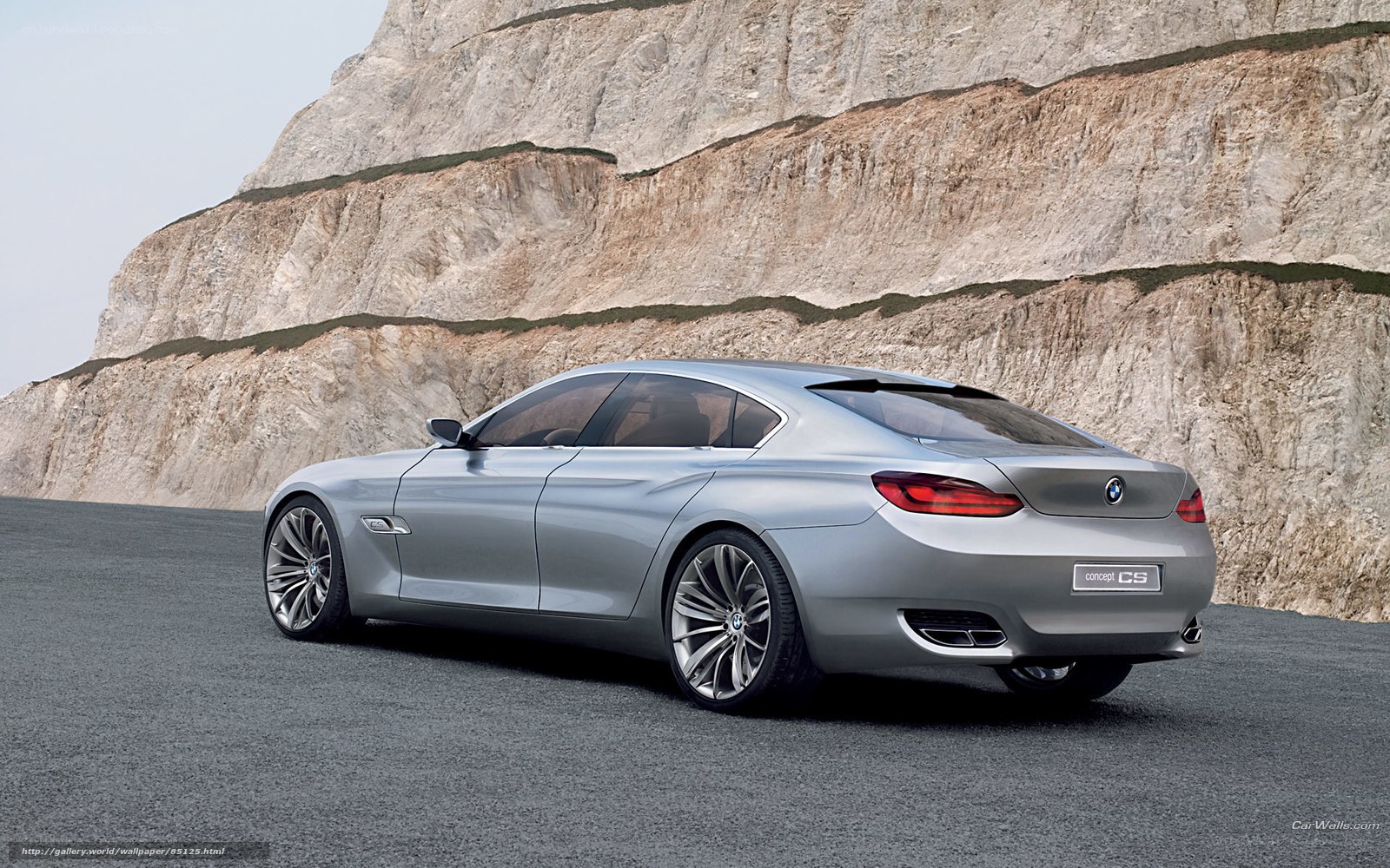 Silver BMW Concept CS