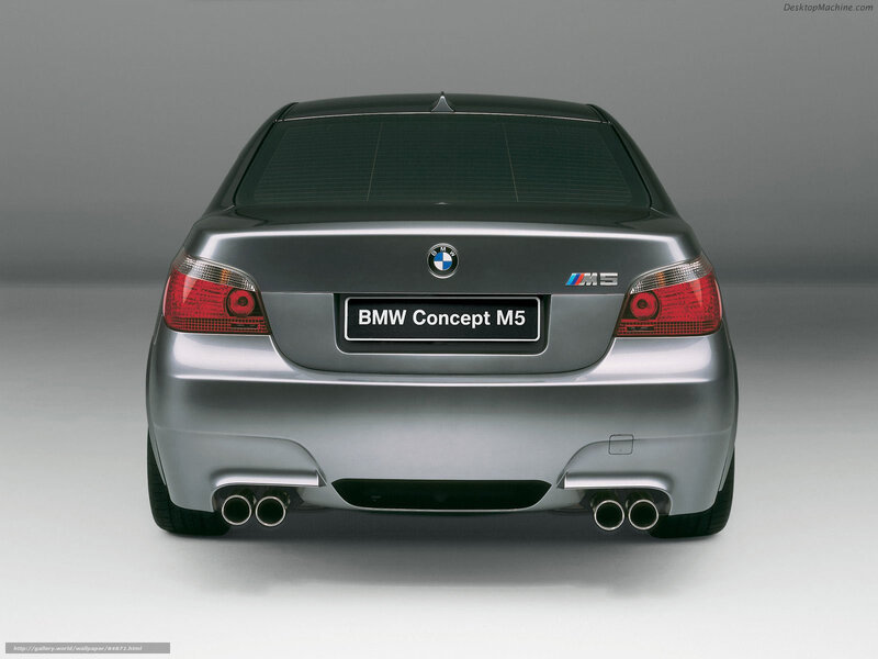 Silver BMW Concept M5 — Gray, Neutral
