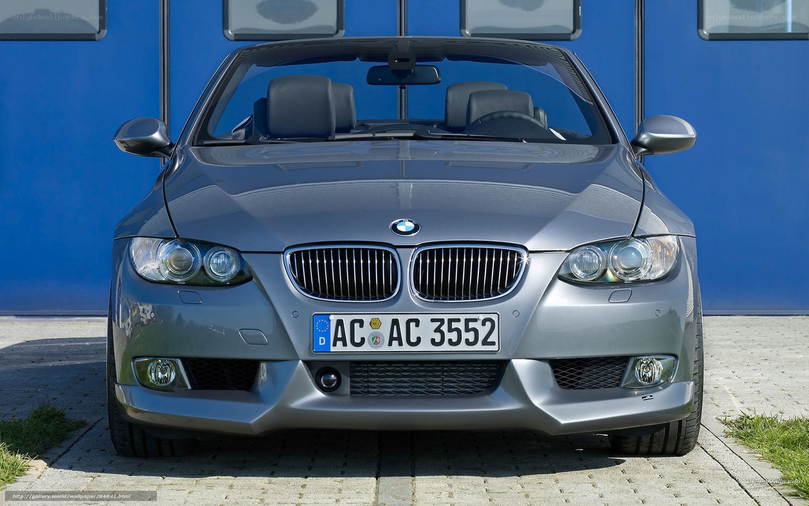 silver bmw convertible car