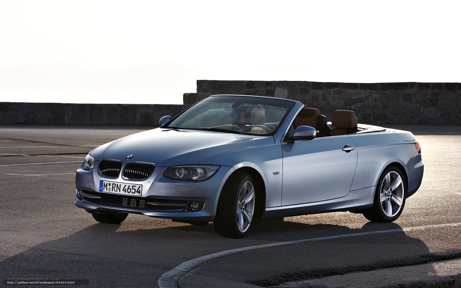 silver bmw convertible car