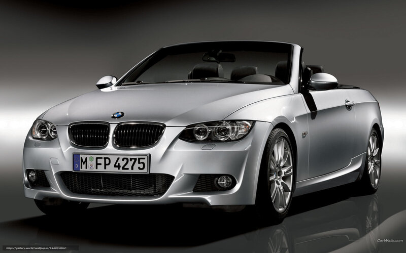 Silver Bmw Convertible — Dramatic