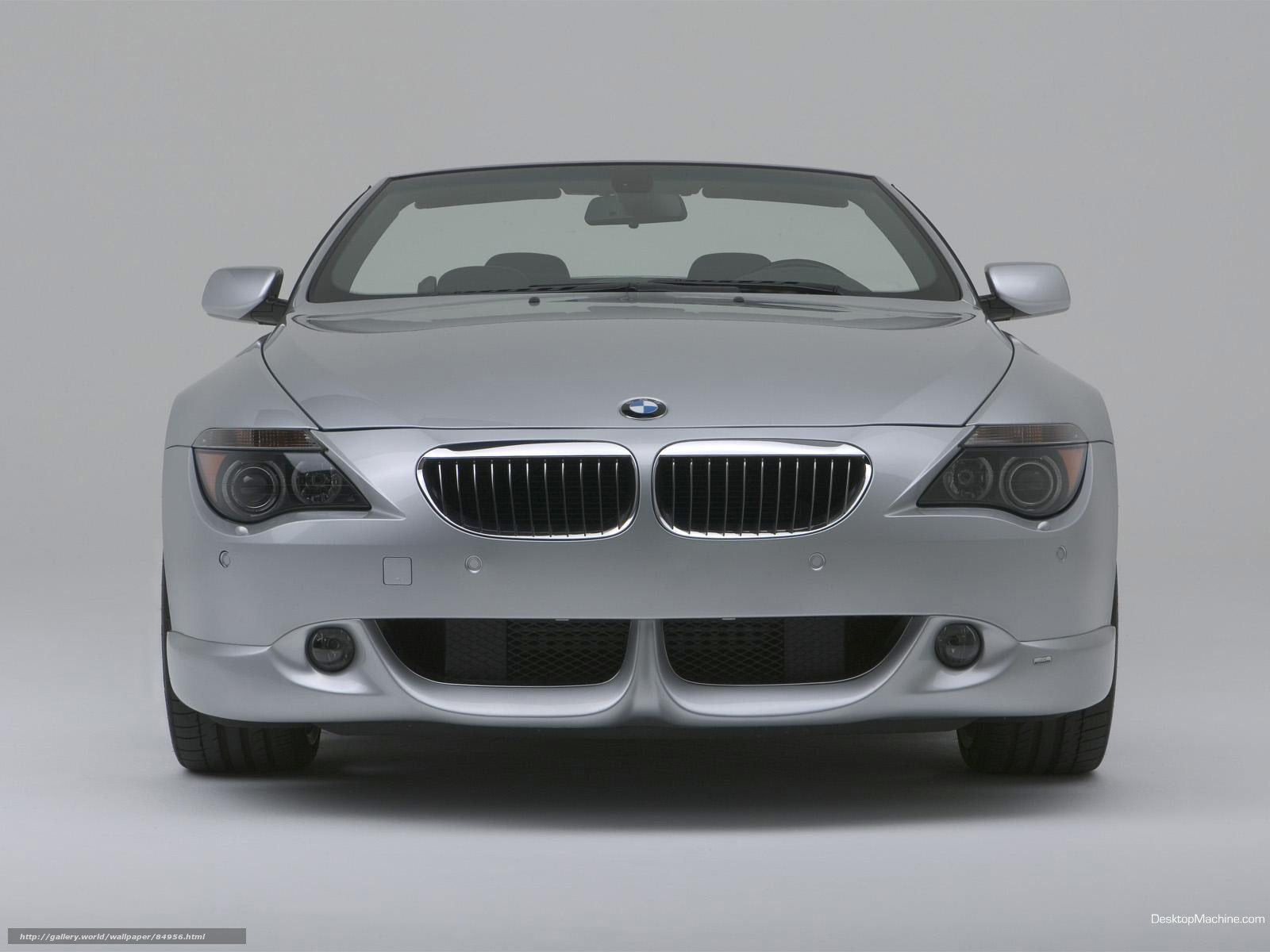 silver bmw convertible front view