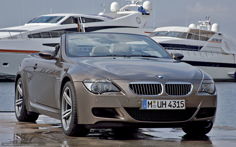 Silver BMW Convertible — Gray, Calm