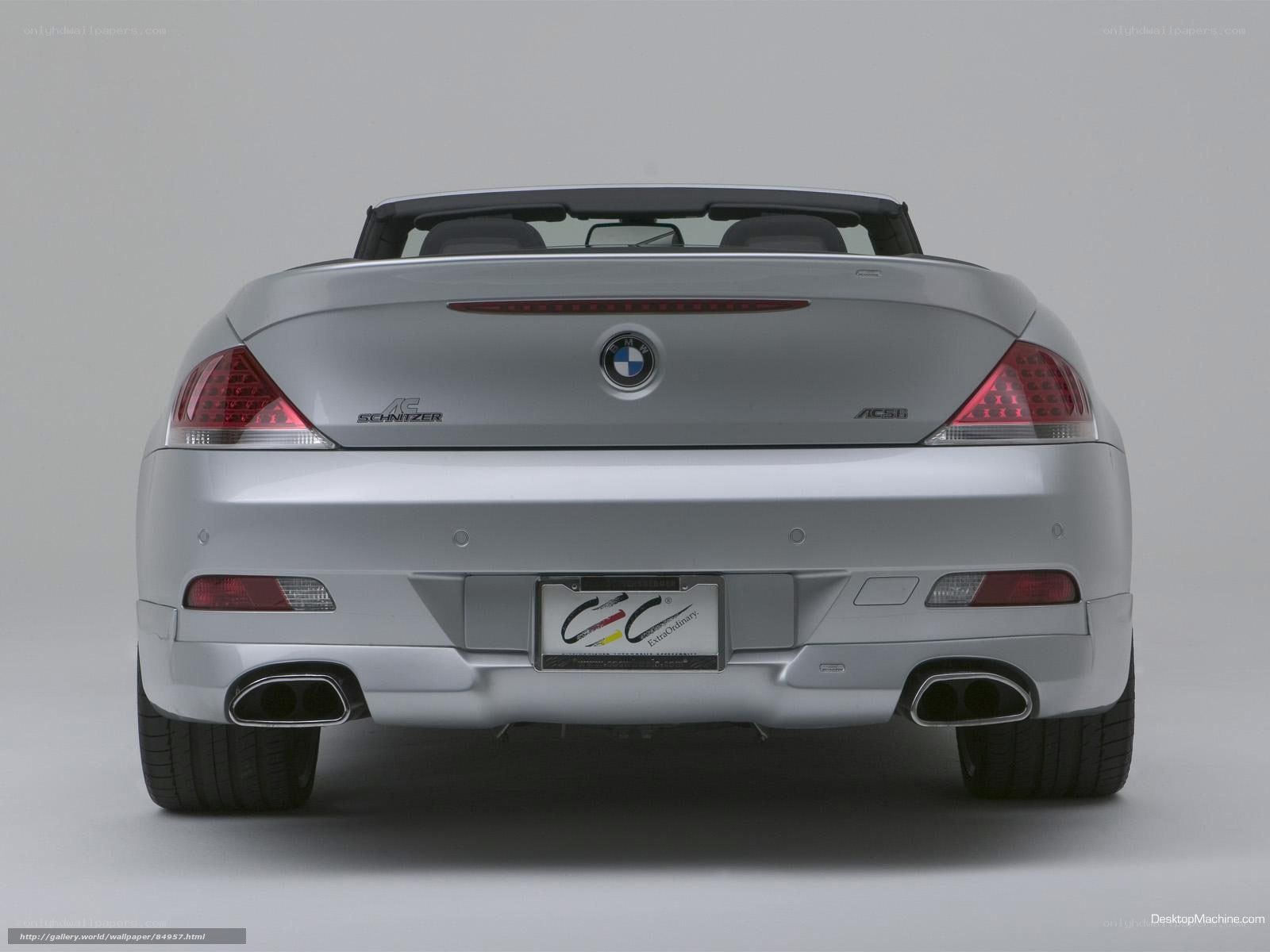 silver bmw convertible rear view