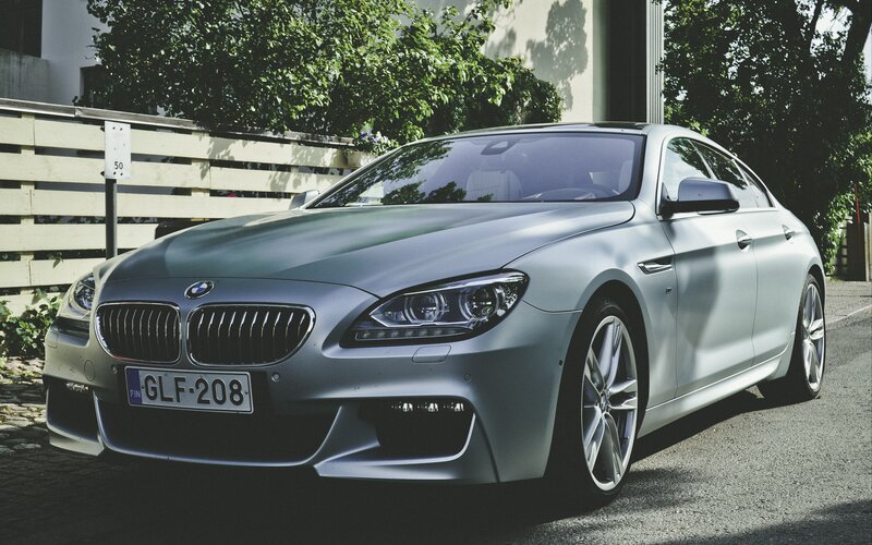 Silver BMW Coupe — Calm, Afternoon, Photograph, Car