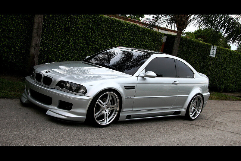 Silver BMW Coupe — Calm, Afternoon, Photograph, Hedge