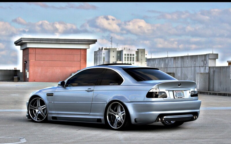 Silver BMW Coupe — Calm, Afternoon