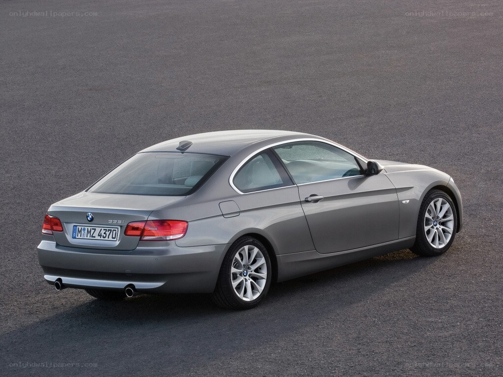 silver bmw coupe car