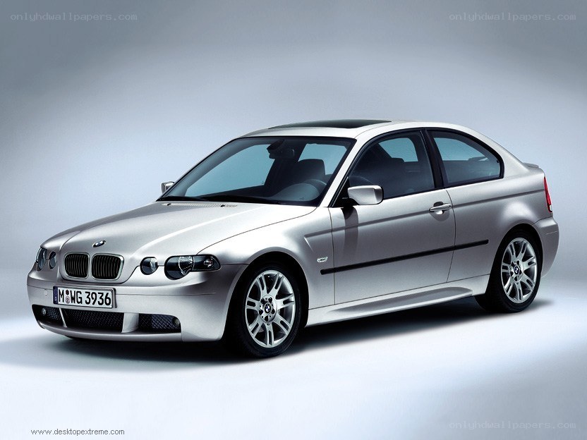silver bmw coupe car