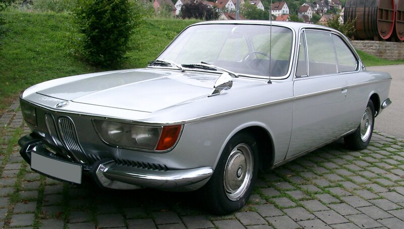 silver bmw coupe car