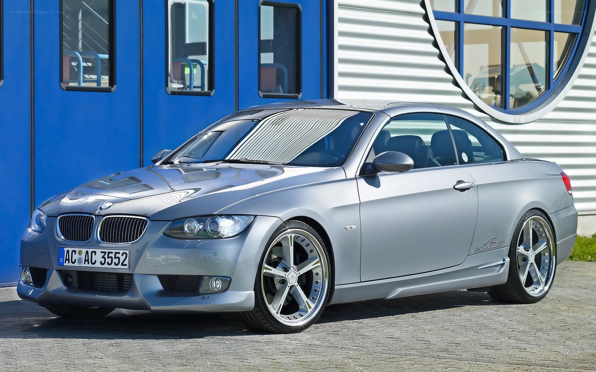 silver bmw coupe car