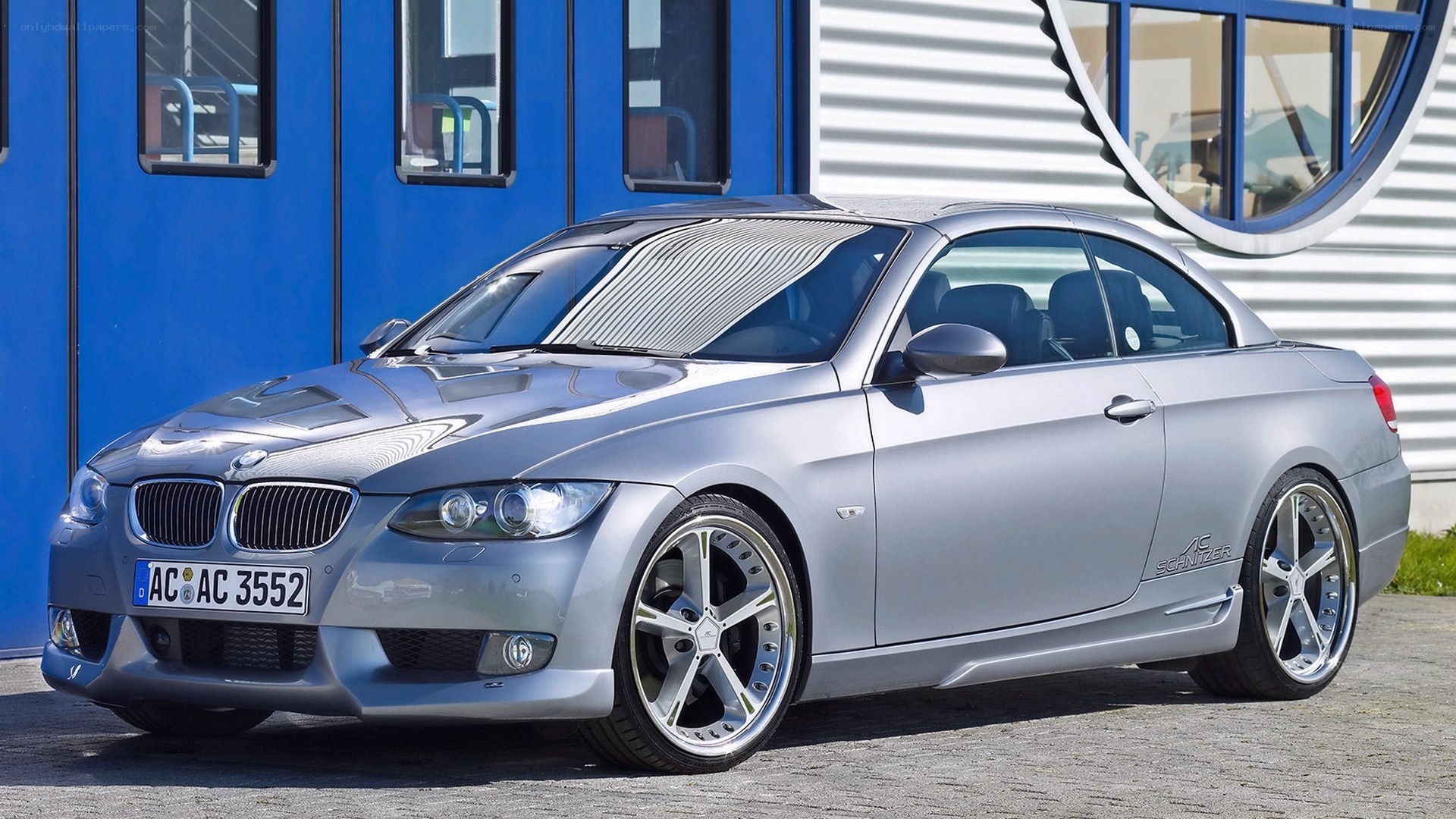 silver bmw coupe car