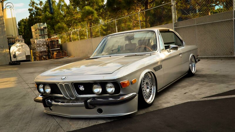 silver bmw coupe car