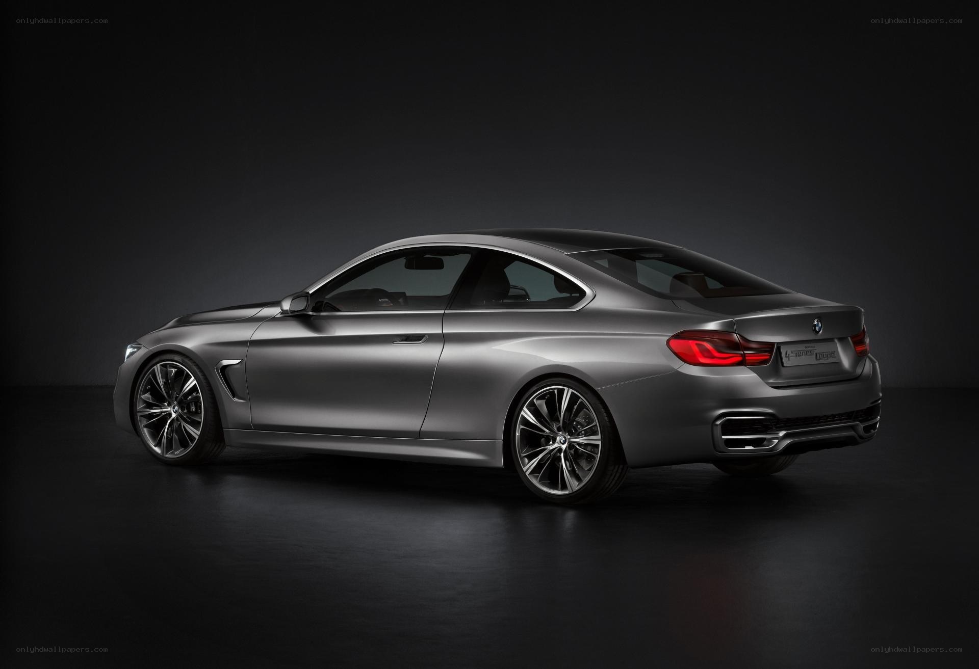 silver bmw coupe concept
