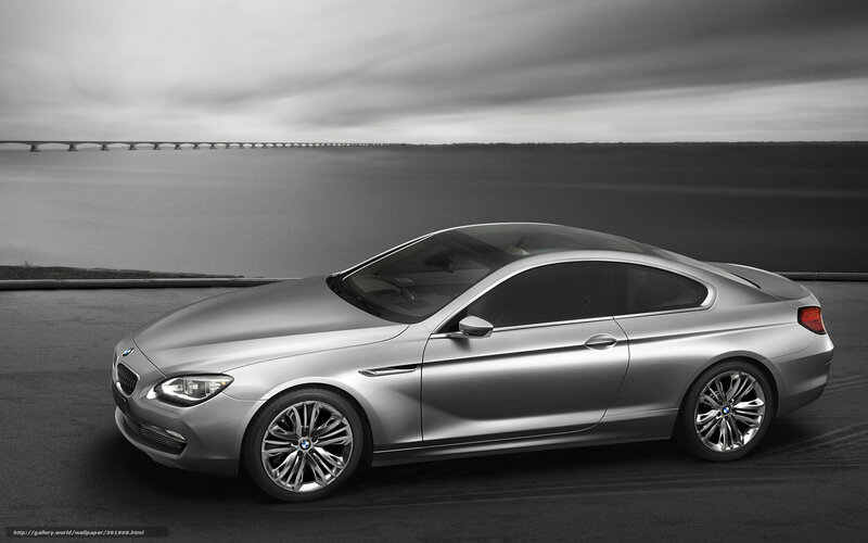 Silver BMW Coupe — Dramatic, Photograph, Car, Bridge