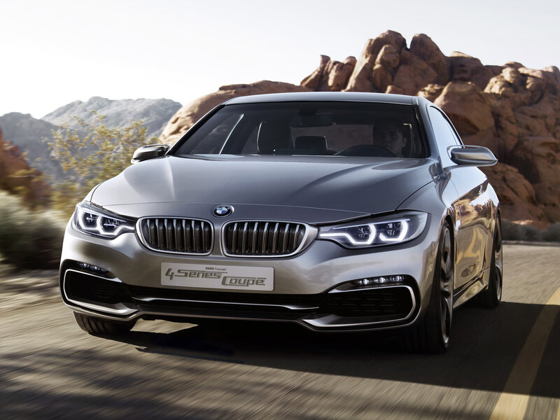 Silver BMW Coupe — Dynamic
