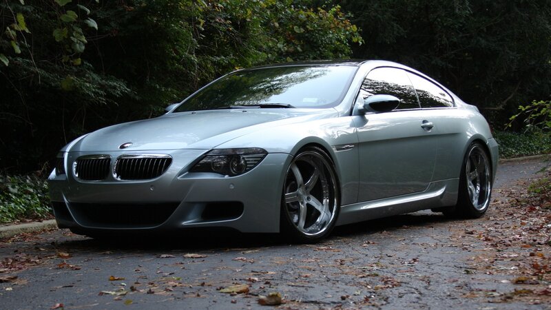 Silver BMW Coupe — Gray, Calm, Autumn