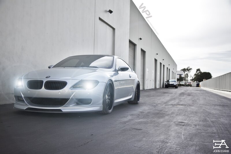 Silver BMW Coupe — Gray, Dramatic, Afternoon