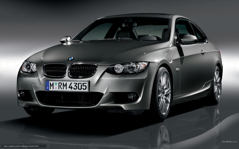 Silver Bmw Coupe — Gray, Dramatic, Photograph, Car