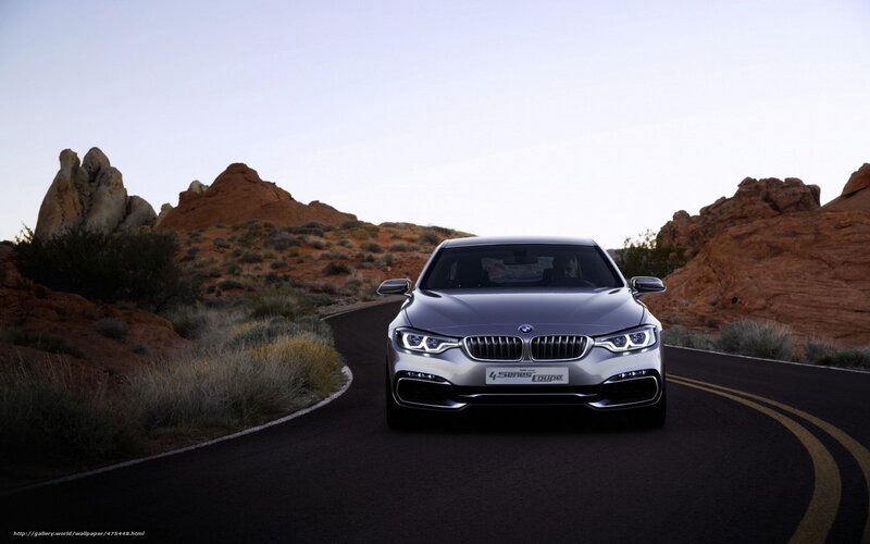 Silver BMW Coupe — Gray, Dramatic, Sunset