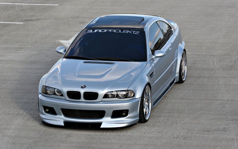 Silver BMW Coupe — Neutral, Afternoon