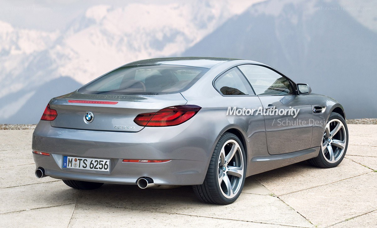 silver bmw coupe rear view