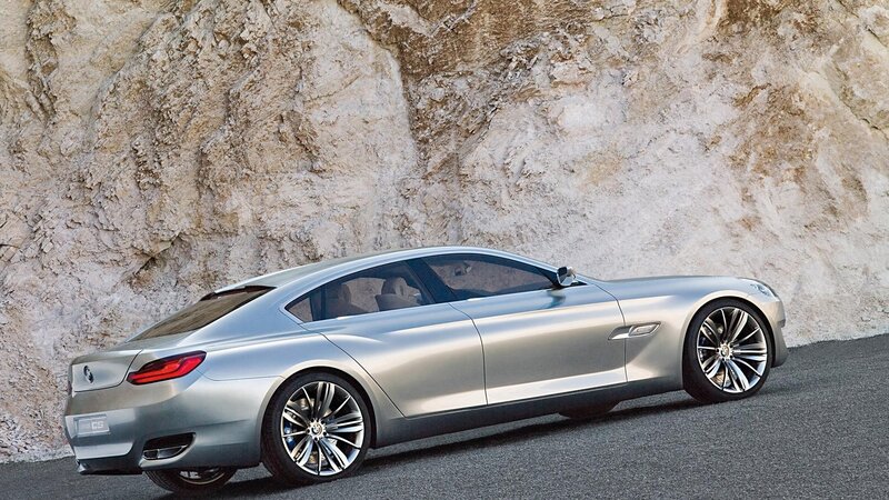 Silver BMW CS Concept car