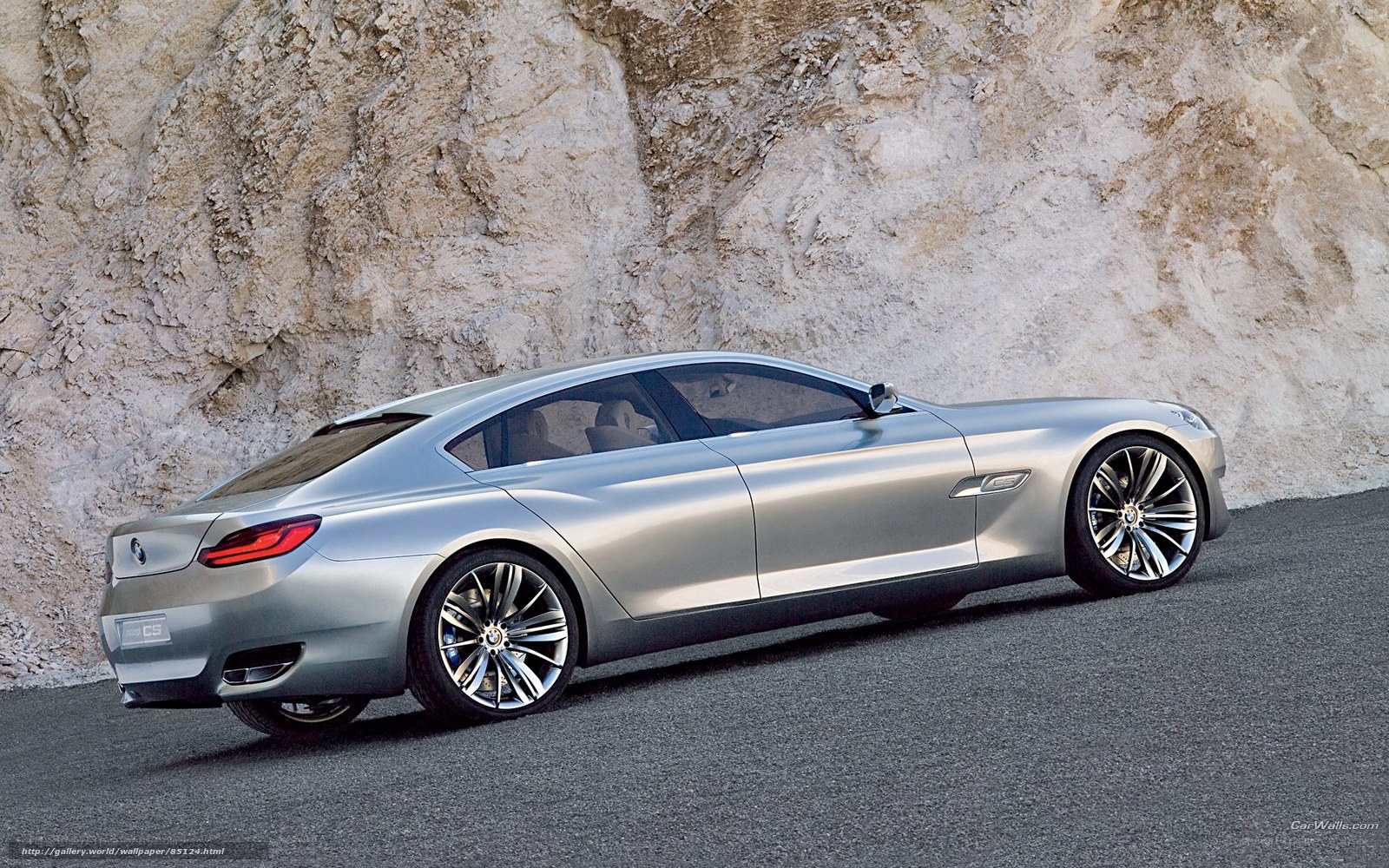 Silver BMW CS Concept car
