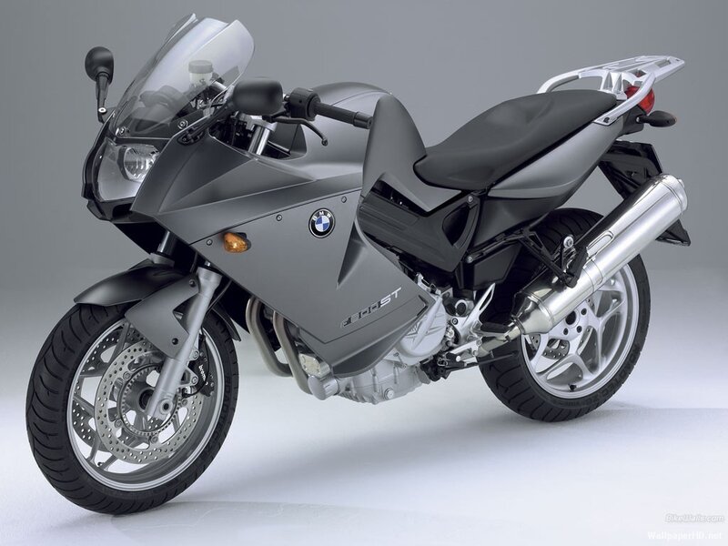 Silver BMW F650GS motorcycle