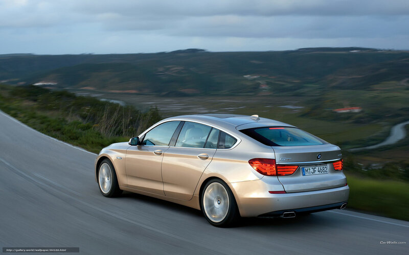 Silver BMW GT Car