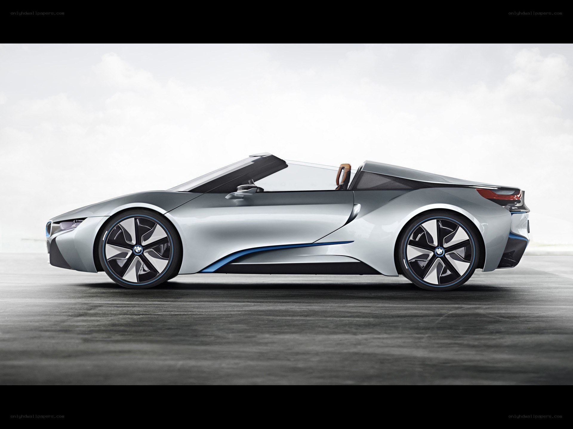 silver bmw i8 roadster