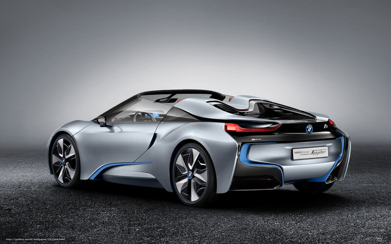 Silver Bmw I8 Spyder — Dramatic