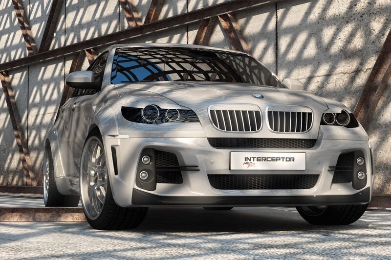 Silver BMW Interceptor car